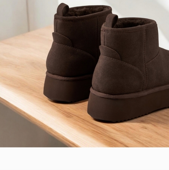 NEW! American Eagle Hangout Booties - Chocolate - Size 9 - Picture 6 of 7